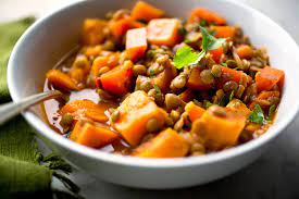 SWEET POTATO LENTIL STEW